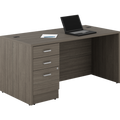 Newland Single Pedestal Desk - 60"W x 30"D