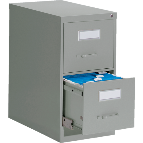 Global Furniture Group 2600 Series 2-drawer legal vertical file cabinet 26-251-GRY in Grey