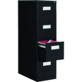 Global Four Drawer Letter Width Cabinet