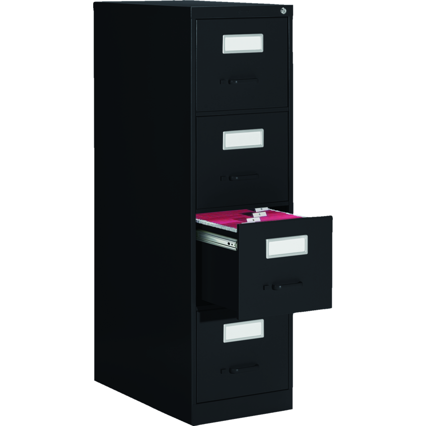 Global Four Drawer Letter Width Cabinet