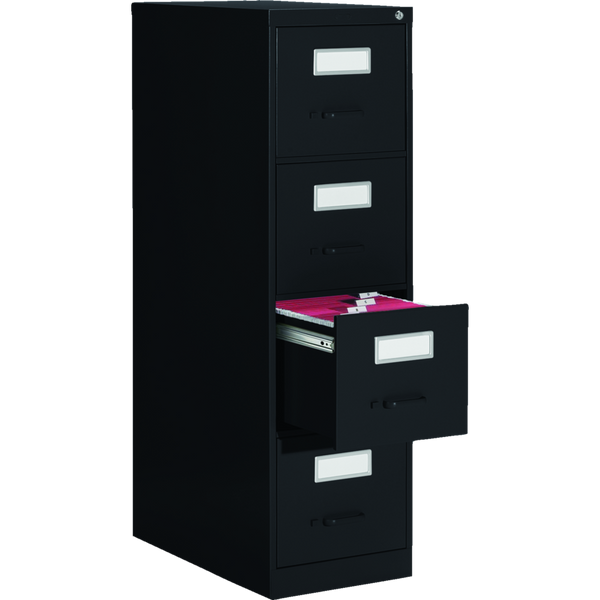 Global Four Drawer Letter Width Cabinet