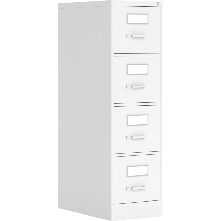 Global Four Drawer Letter Width Cabinet