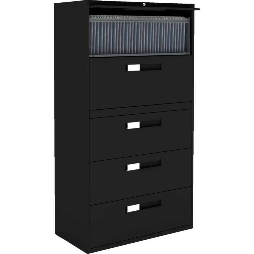 Global Five Drawer Lateral Filing Cabinet
