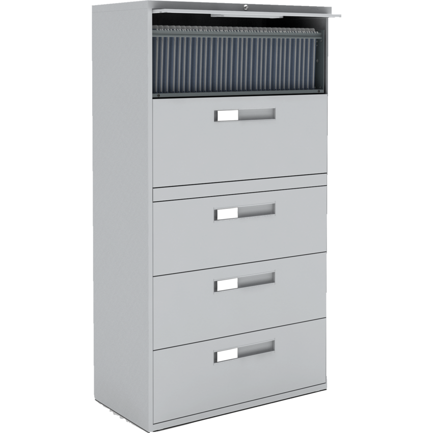 Global Five Drawer Lateral Filing Cabinet