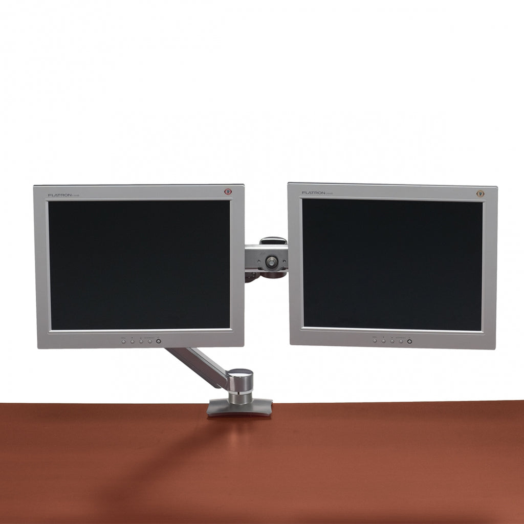 Dual Monitor Double Extension with Height Adjustment