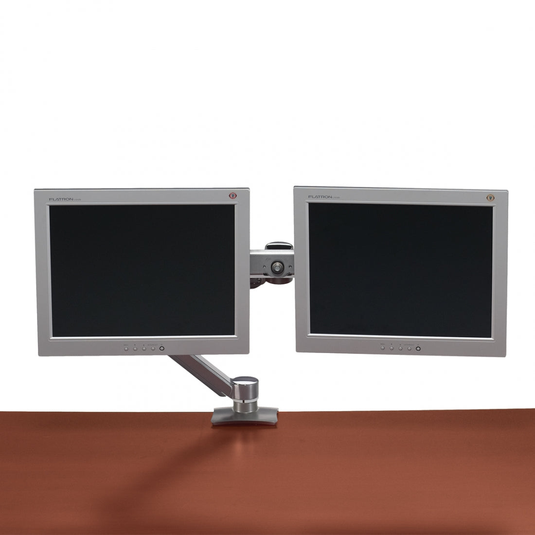 Dual Monitor Double Extension with Height Adjustment