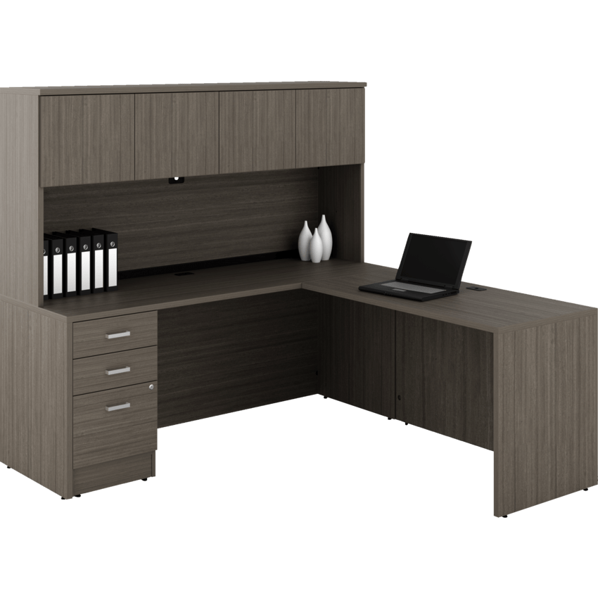 Newland Supervisor "L" Shaped Suite With Doors - 72"W x 72"D