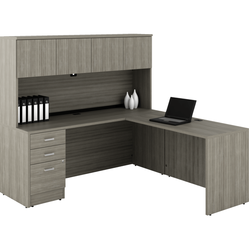 Newland Supervisor "L" Shaped Suite With Doors - 72"W x 72"D