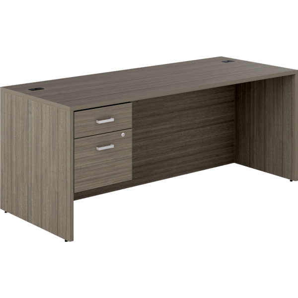 Newland Single Hanging Pedestal Desk - 72"W x 30"D