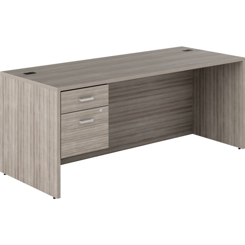 Newland Single Hanging Pedestal Desk - 72"W x 30"D