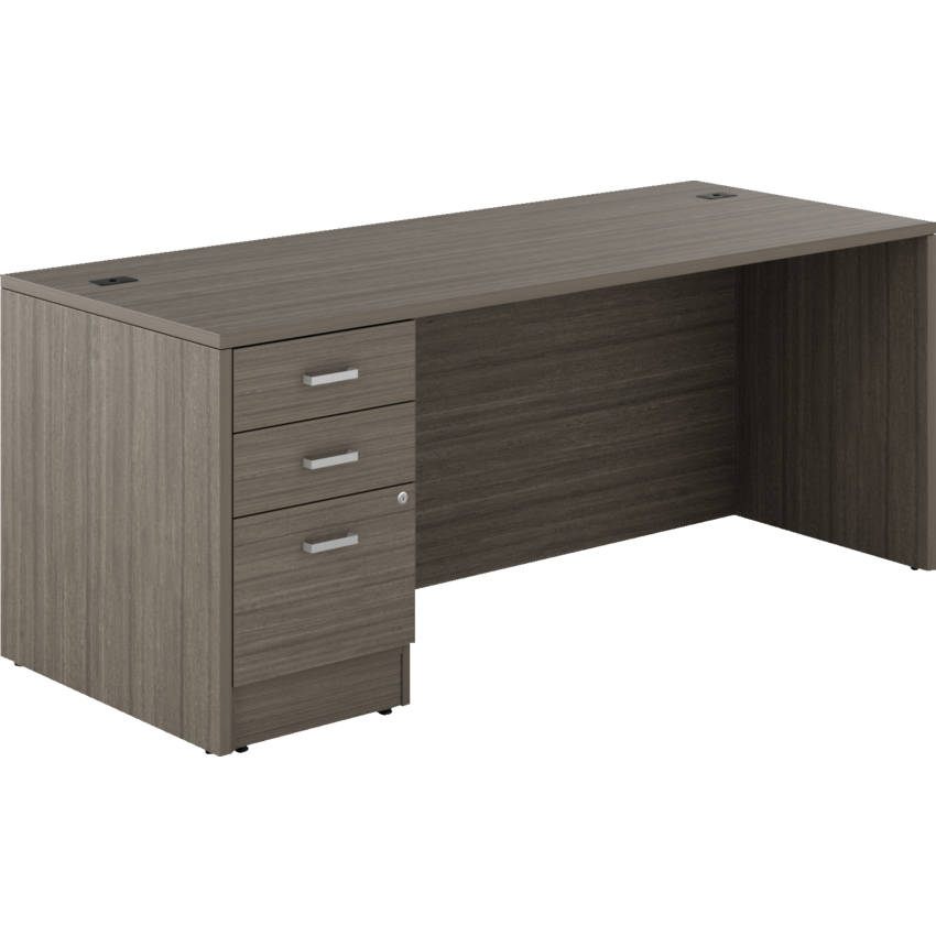 Newland Single Pedestal Desk - 72"W x 30"D