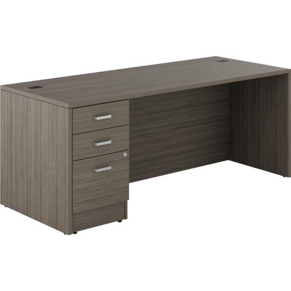 Newland Single Pedestal Desk - 72"W x 30"D
