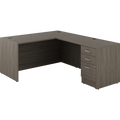 Newland "L" Shaped Desk with Single Pedestal - 60"W x 78"D