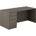Newland Single Pedestal Desk - 66"W x 30"D