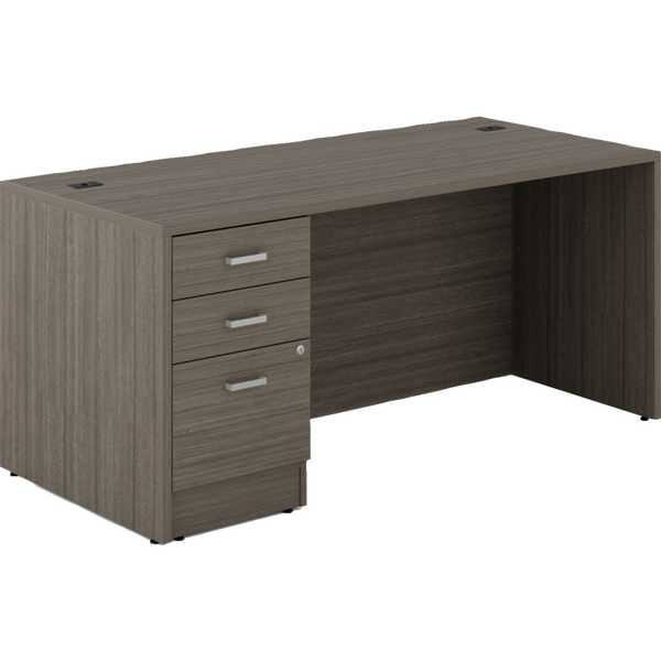 Newland Single Pedestal Desk - 66"W x 30"D