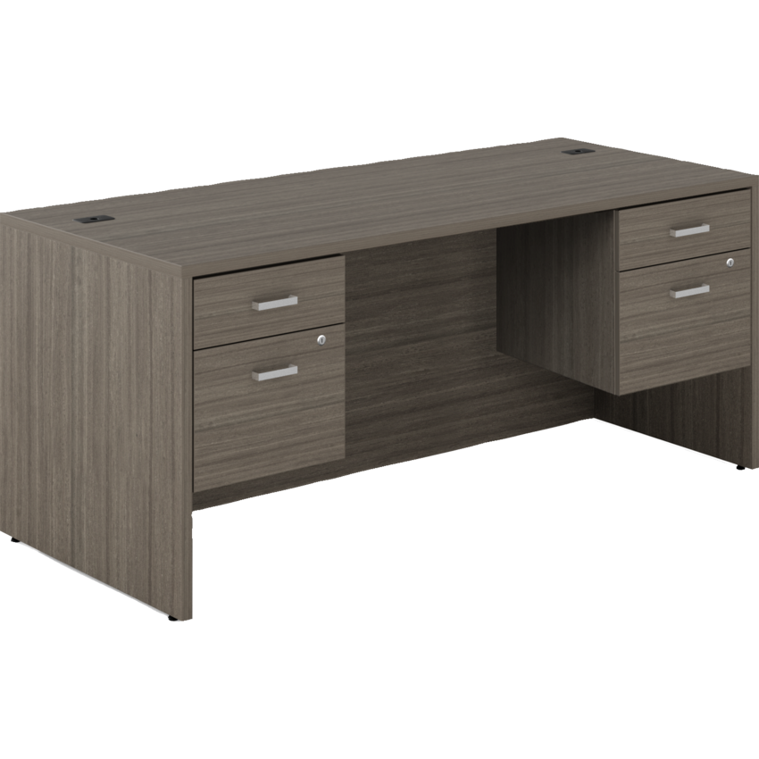Newland Double Hanging Pedestal Desk - 72"W x 30"D