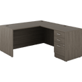 Newland "L" Shaped Desk with Single Pedestal - 60"W x 72"D